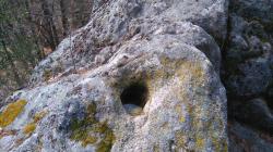 Cupules taillée dans la roche